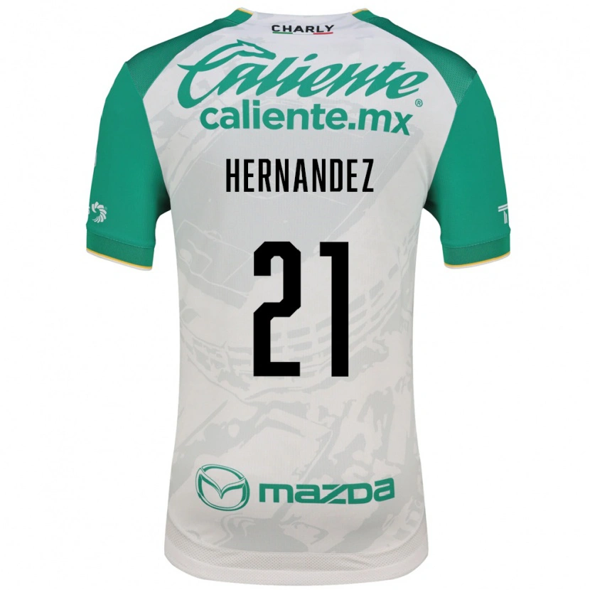 Danxen Herren Alexa Hernández #21 Hellgrün Weiß Auswärtstrikot Trikot 2026/27 T-Shirt Österreich