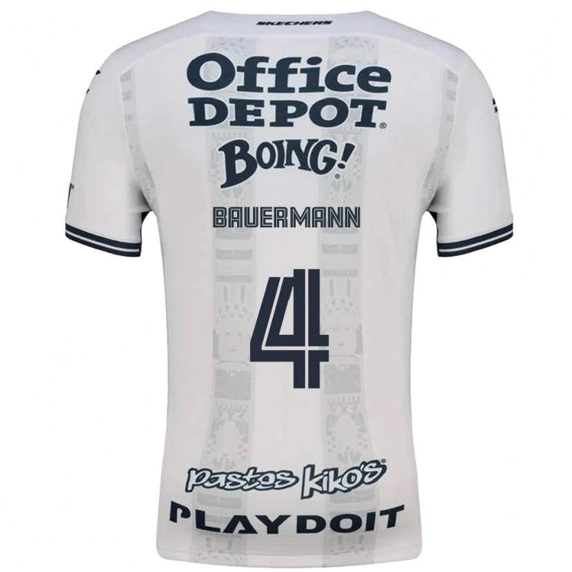 Danxen Herren Eduardo Bauermann #4 Rot Weiß Schwarz Auswärtstrikot Trikot 2026/27 T-Shirt Österreich