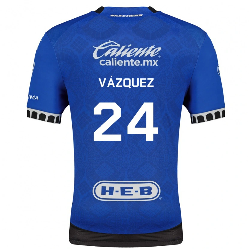 Danxen Herren Brayton Vázquez #24 Königsblau Weiß Schwarz Auswärtstrikot Trikot 2026/27 T-Shirt Österreich