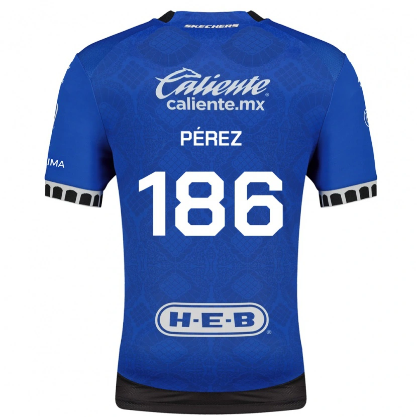 Danxen Herren José Pérez #186 Königsblau Weiß Schwarz Auswärtstrikot Trikot 2026/27 T-Shirt Österreich
