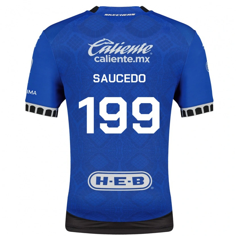 Danxen Herren Christian Saucedo #199 Königsblau Weiß Schwarz Auswärtstrikot Trikot 2026/27 T-Shirt Österreich