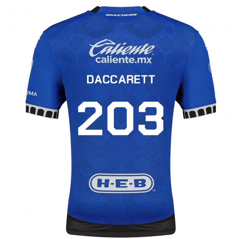 Danxen Herren Juan Daccarett #203 Königsblau Weiß Schwarz Auswärtstrikot Trikot 2026/27 T-Shirt Österreich