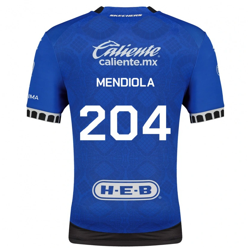 Danxen Herren Carlos Mendiola #204 Königsblau Weiß Schwarz Auswärtstrikot Trikot 2026/27 T-Shirt Österreich