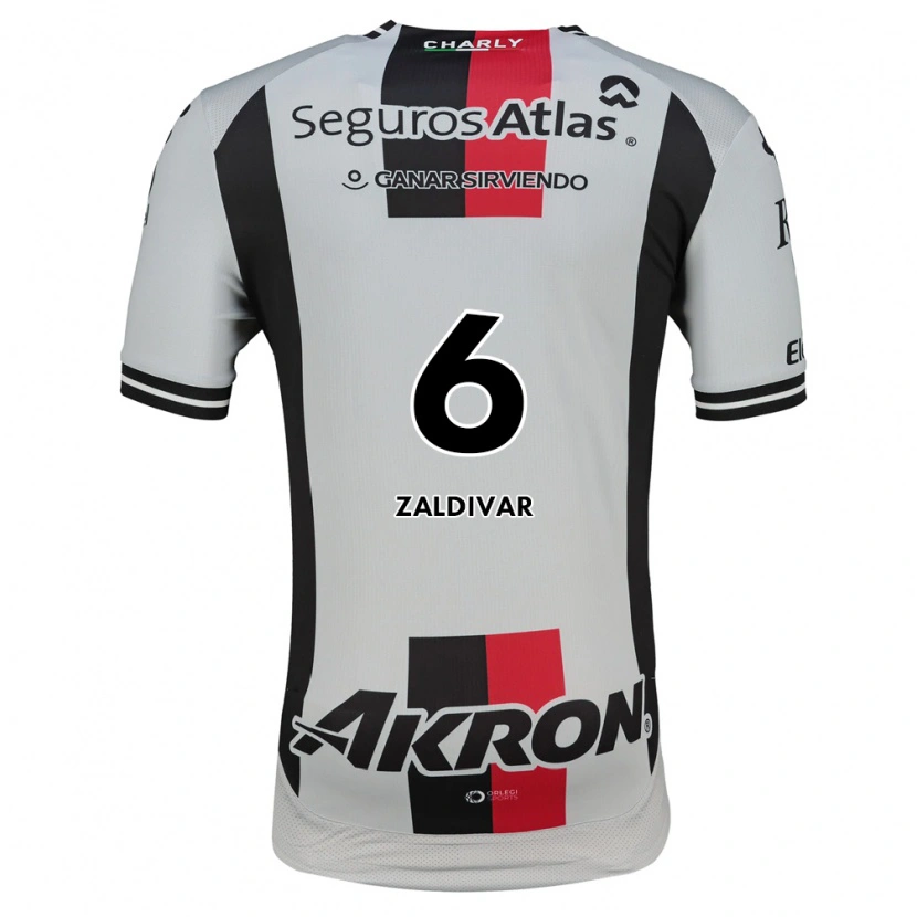 Danxen Herren Édgar Zaldívar #6 Weiß Rot Schwarz Auswärtstrikot Trikot 2026/27 T-Shirt Österreich