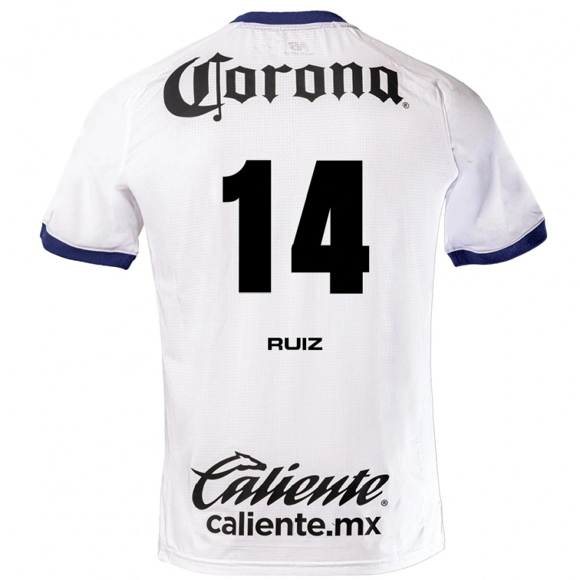 Danxen Herren Marcel Ruiz #14 Weiß Blau Schwarz Auswärtstrikot Trikot 2026/27 T-Shirt Österreich