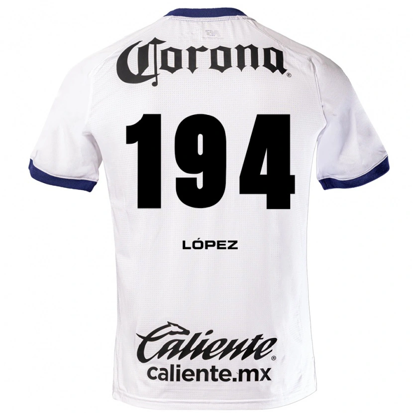 Danxen Herren Erick López #194 Weiß Blau Schwarz Auswärtstrikot Trikot 2026/27 T-Shirt Österreich