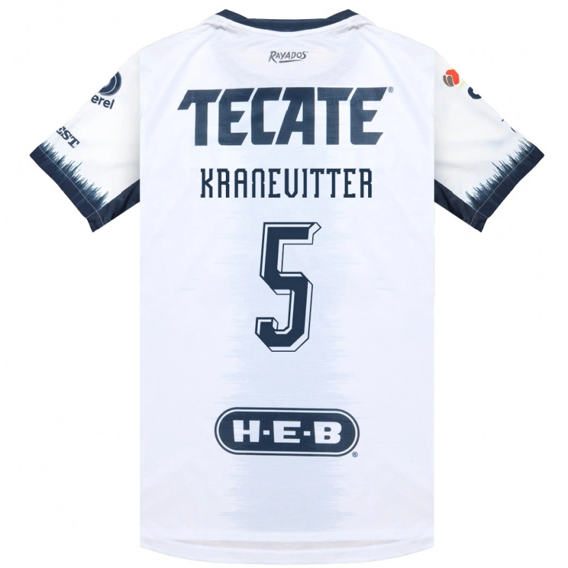 Danxen Herren Matias Kranevitter #5 Weiß Tintenblau Rot Auswärtstrikot Trikot 2026/27 T-Shirt Österreich
