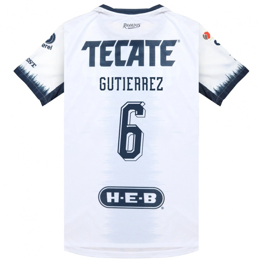 Danxen Herren Edson Gutierrez #6 Weiß Tintenblau Rot Auswärtstrikot Trikot 2026/27 T-Shirt Österreich