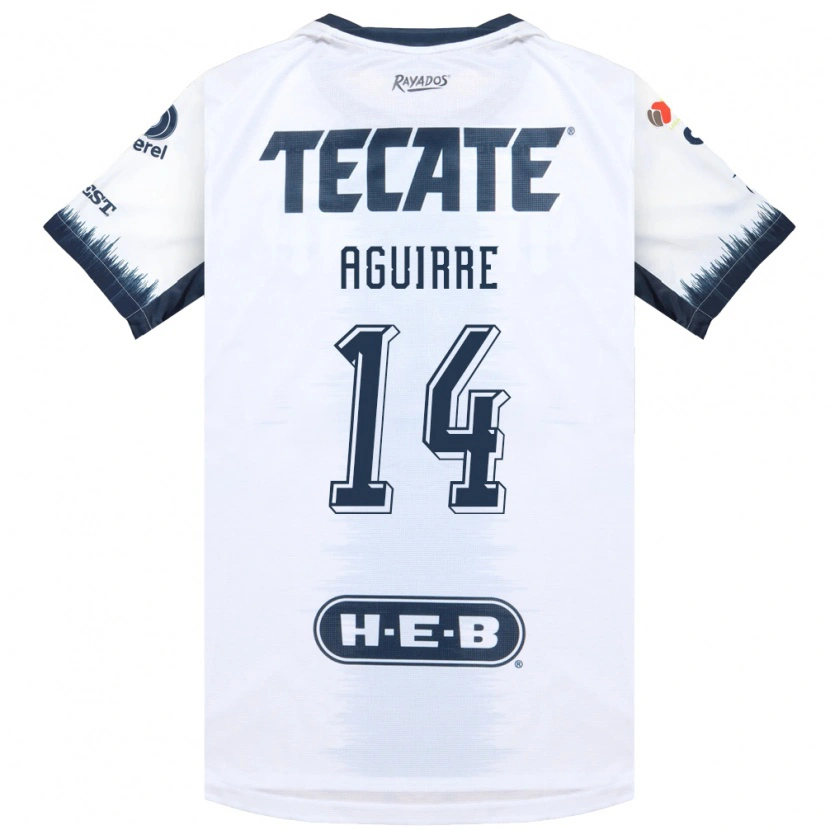 Danxen Herren Érick Aguirre #14 Weiß Tintenblau Rot Auswärtstrikot Trikot 2026/27 T-Shirt Österreich