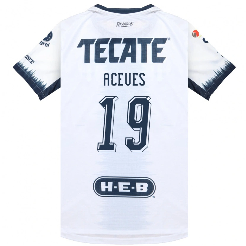 Danxen Herren Alonso Aceves #19 Weiß Tintenblau Rot Auswärtstrikot Trikot 2026/27 T-Shirt Österreich