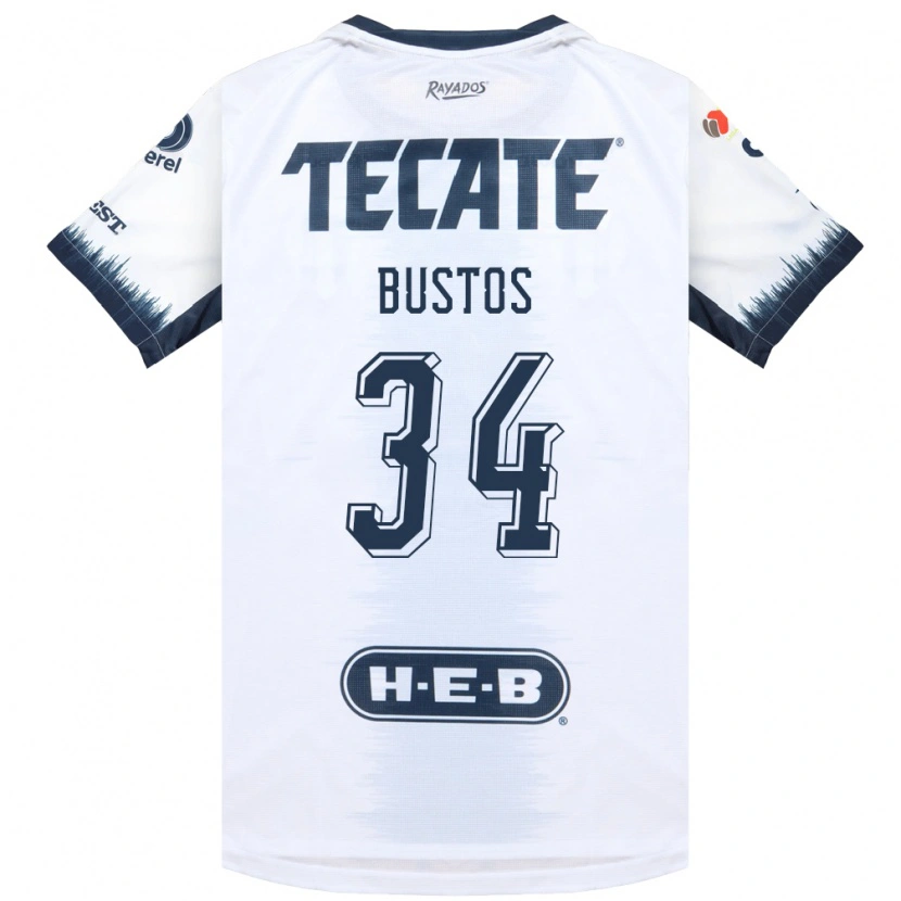 Danxen Herren César Bustos #34 Weiß Tintenblau Rot Auswärtstrikot Trikot 2026/27 T-Shirt Österreich