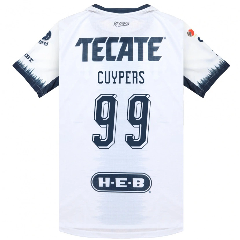 Danxen Herren Hugo Cuypers #99 Weiß Tintenblau Rot Auswärtstrikot Trikot 2026/27 T-Shirt Österreich