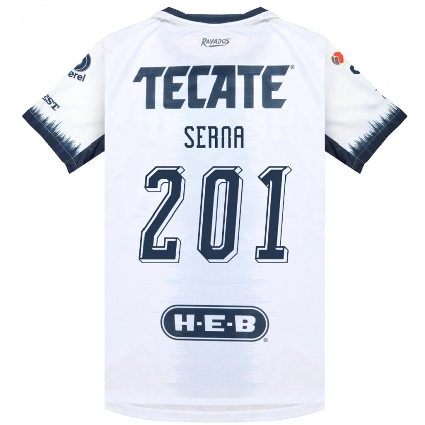 Danxen Herren Javier Serna #201 Weiß Tintenblau Rot Auswärtstrikot Trikot 2026/27 T-Shirt Österreich