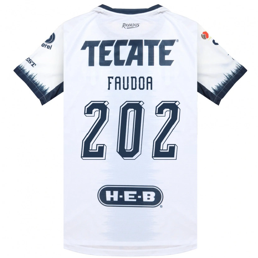 Danxen Herren Juan Faudoa #202 Weiß Tintenblau Rot Auswärtstrikot Trikot 2026/27 T-Shirt Österreich
