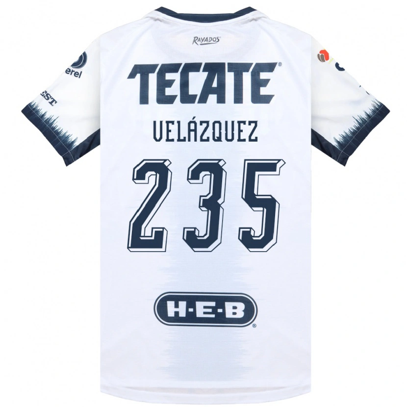 Danxen Herren Álvaro Velázquez #235 Weiß Tintenblau Rot Auswärtstrikot Trikot 2026/27 T-Shirt Österreich