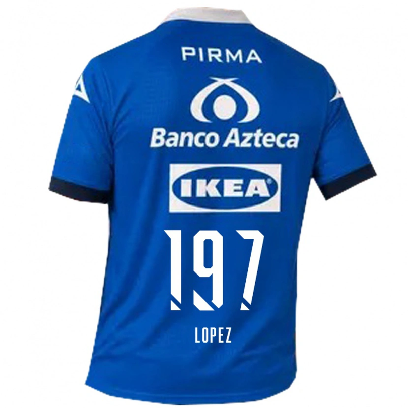 Danxen Herren Sebastián López #197 Blau Weiß Auswärtstrikot Trikot 2026/27 T-Shirt Österreich