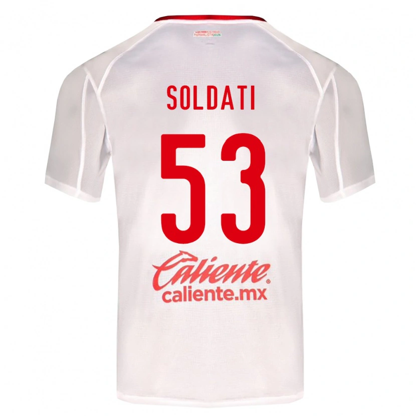 Danxen Herren Carlo Soldati #53 Weiß Grün Rot Auswärtstrikot Trikot 2026/27 T-Shirt Österreich