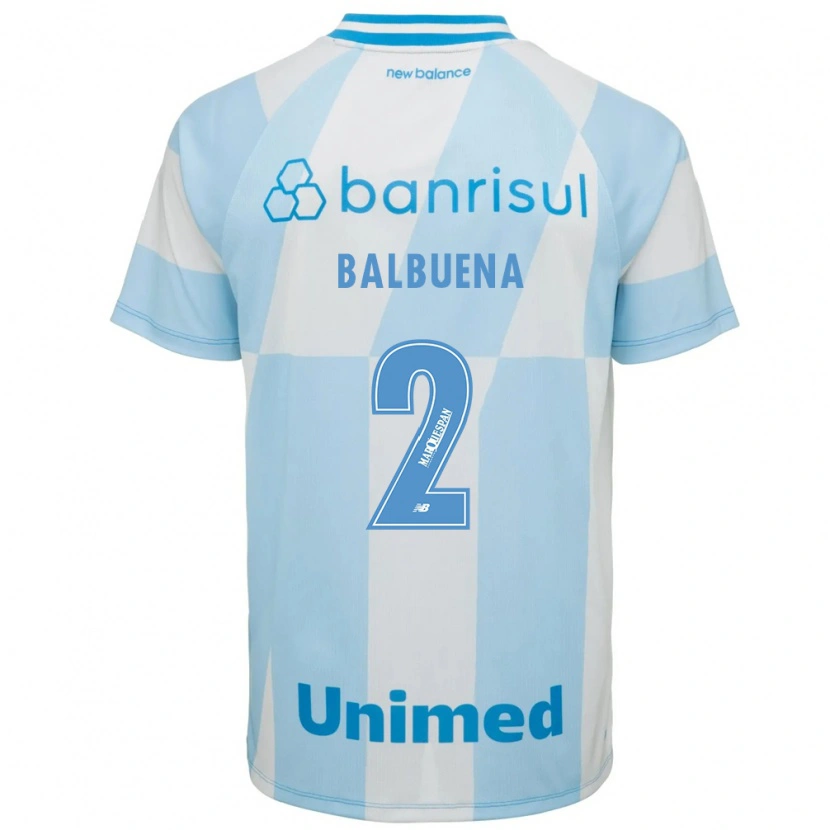 Danxen Herren Fabián Balbuena #2 Hellblau Weiß Auswärtstrikot Trikot 2026/27 T-Shirt Österreich