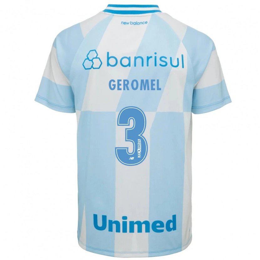 Danxen Herren Pedro Geromel #3 Hellblau Weiß Auswärtstrikot Trikot 2026/27 T-Shirt Österreich