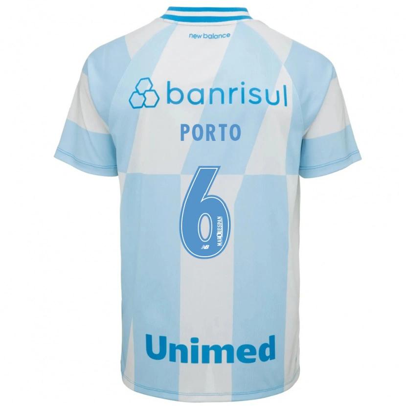 Danxen Herren Ana Cristina Villela Porto #6 Hellblau Weiß Auswärtstrikot Trikot 2026/27 T-Shirt Österreich