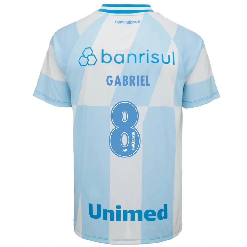 Danxen Herren João Gabriel #8 Hellblau Weiß Auswärtstrikot Trikot 2026/27 T-Shirt Österreich