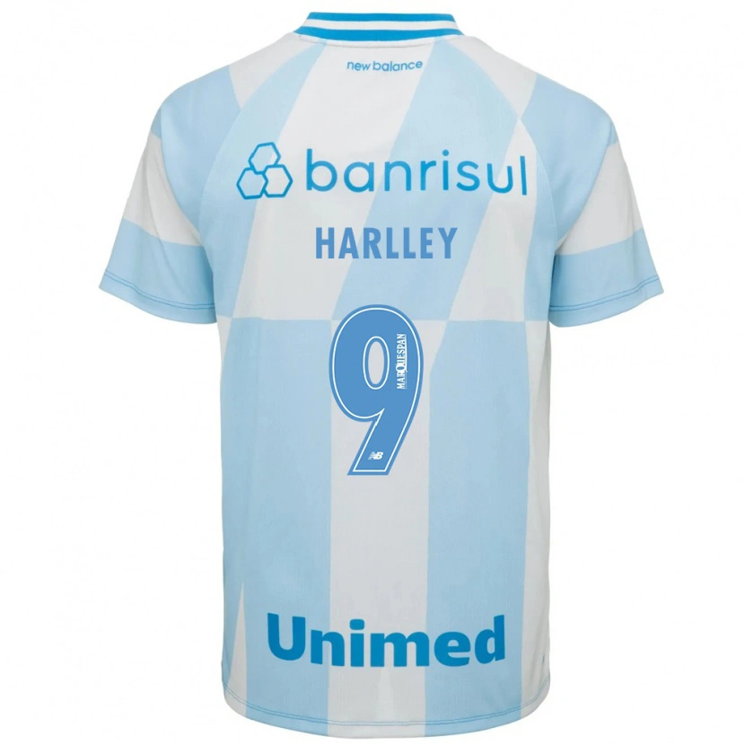 Danxen Herren Harlley Hanry Nascimento De Vasconcelos #9 Hellblau Weiß Auswärtstrikot Trikot 2026/27 T-Shirt Österreich