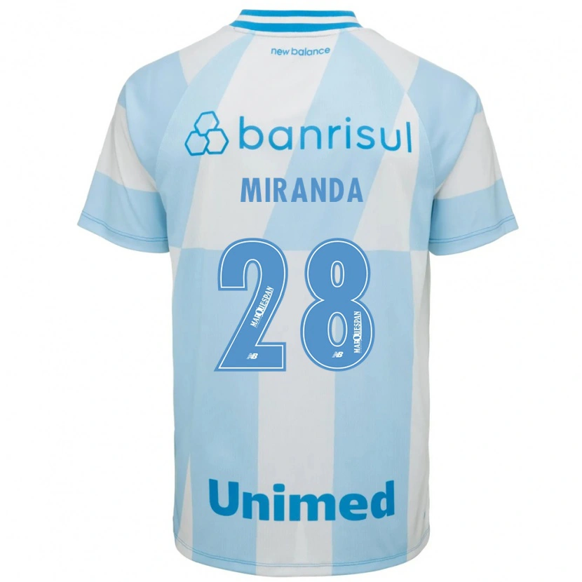 Danxen Herren Paulo Miranda #28 Hellblau Weiß Auswärtstrikot Trikot 2026/27 T-Shirt Österreich