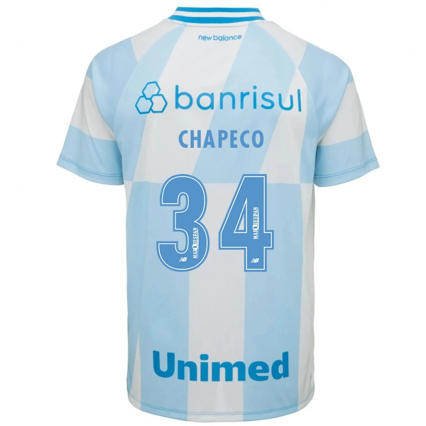 Danxen Herren Gabriel Chapeco #34 Hellblau Weiß Auswärtstrikot Trikot 2026/27 T-Shirt Österreich