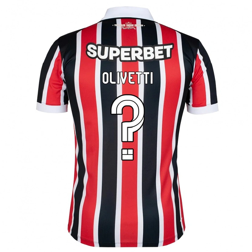 Danxen Herren Andrey Olivetti #0 Rot Weiß Schwarz Auswärtstrikot Trikot 2026/27 T-Shirt Österreich