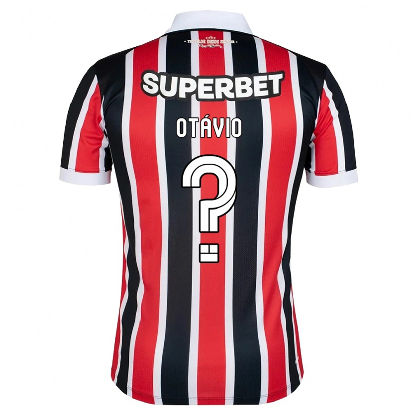 Danxen Herren Otávio Polin Garcia #0 Rot Weiß Schwarz Auswärtstrikot Trikot 2026/27 T-Shirt Österreich