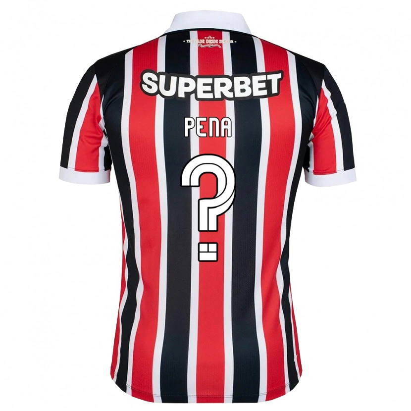 Danxen Herren Davi Pena #0 Rot Weiß Schwarz Auswärtstrikot Trikot 2026/27 T-Shirt Österreich