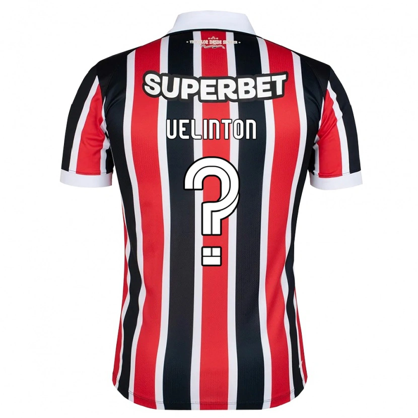Danxen Herren Uelinton Joaquim Dos Santos Junior #0 Rot Weiß Schwarz Auswärtstrikot Trikot 2026/27 T-Shirt Österreich