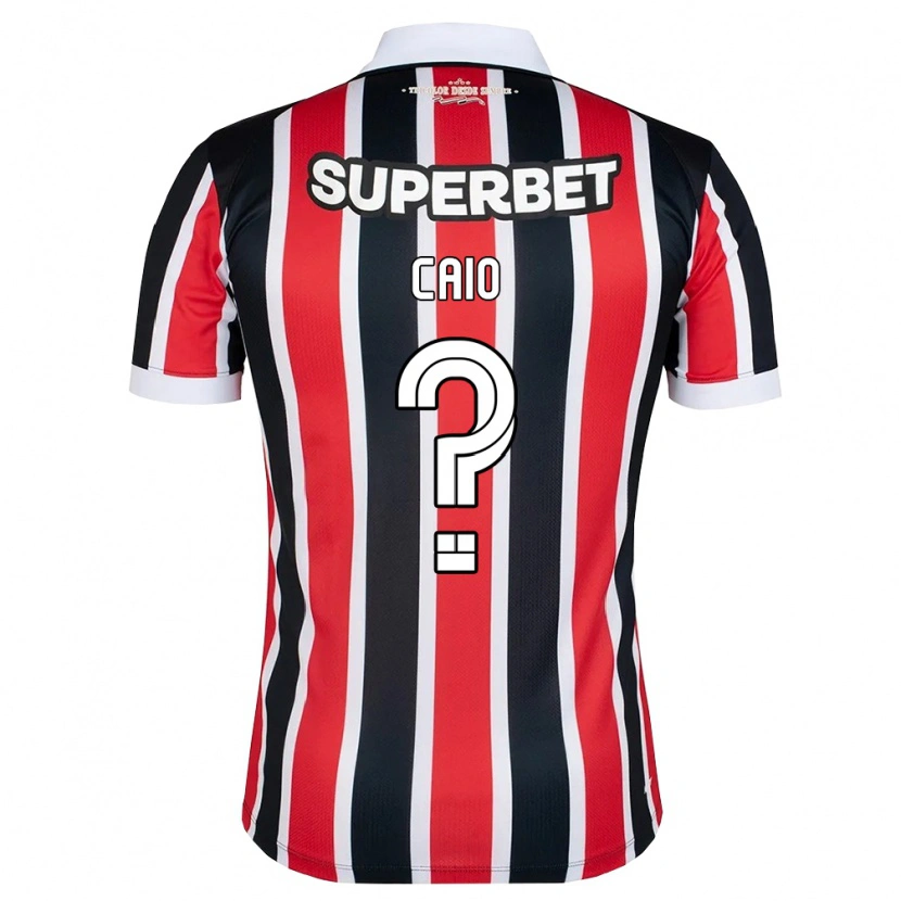 Danxen Herren Caio #0 Rot Weiß Schwarz Auswärtstrikot Trikot 2026/27 T-Shirt Österreich