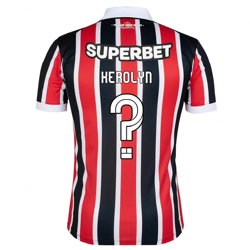 Danxen Herren Júlia Kerolyn #0 Rot Weiß Schwarz Auswärtstrikot Trikot 2026/27 T-Shirt Österreich