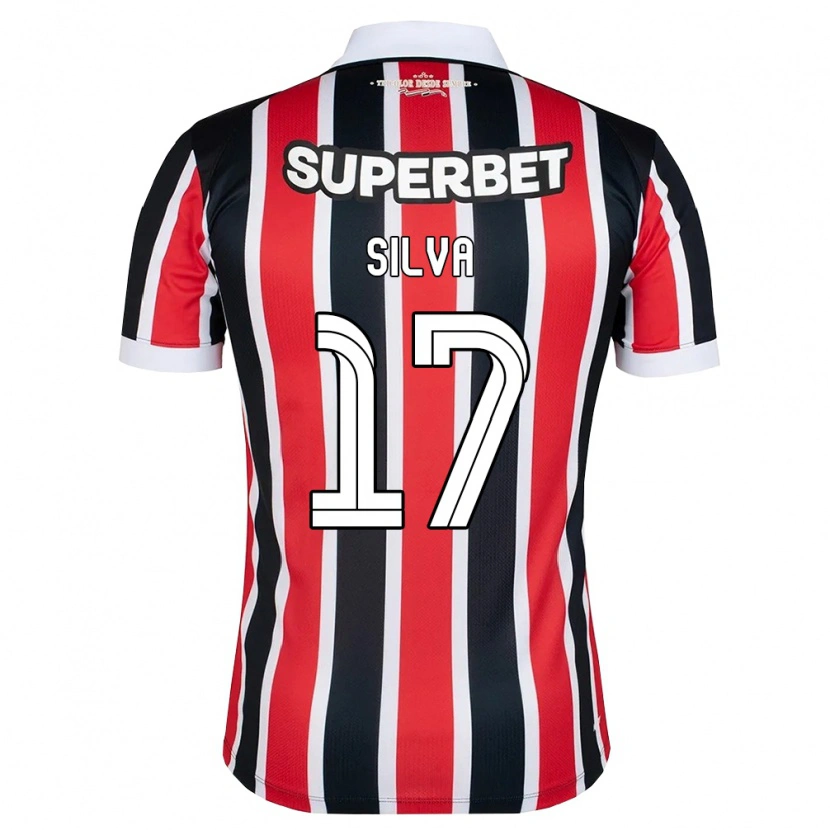 Danxen Herren André Silva #17 Rot Weiß Schwarz Auswärtstrikot Trikot 2026/27 T-Shirt Österreich