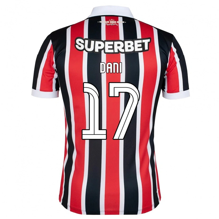 Danxen Herren Dani #17 Rot Weiß Schwarz Auswärtstrikot Trikot 2026/27 T-Shirt Österreich