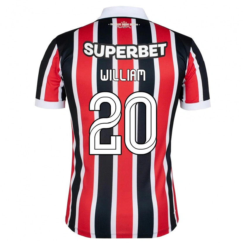 Danxen Herren Robert William #20 Rot Weiß Schwarz Auswärtstrikot Trikot 2026/27 T-Shirt Österreich