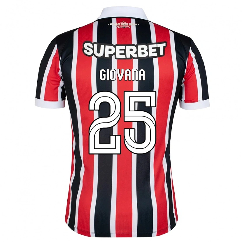 Danxen Herren Giovana #25 Rot Weiß Schwarz Auswärtstrikot Trikot 2026/27 T-Shirt Österreich