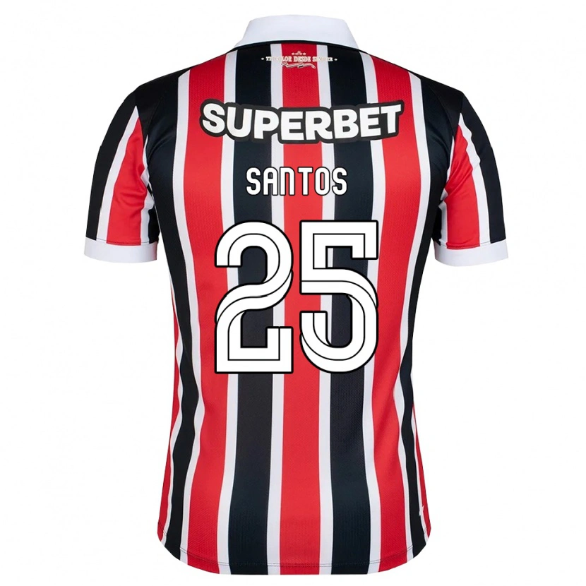 Danxen Herren Mariana Santos #25 Rot Weiß Schwarz Auswärtstrikot Trikot 2026/27 T-Shirt Österreich