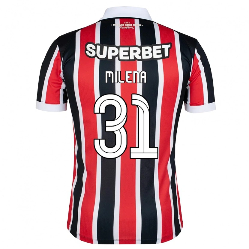Danxen Herren Milena #31 Rot Weiß Schwarz Auswärtstrikot Trikot 2026/27 T-Shirt Österreich