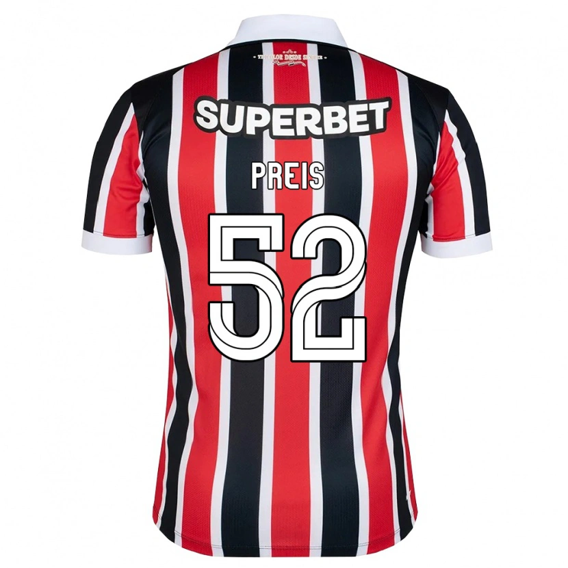 Danxen Herren Felipe Preis #52 Rot Weiß Schwarz Auswärtstrikot Trikot 2026/27 T-Shirt Österreich