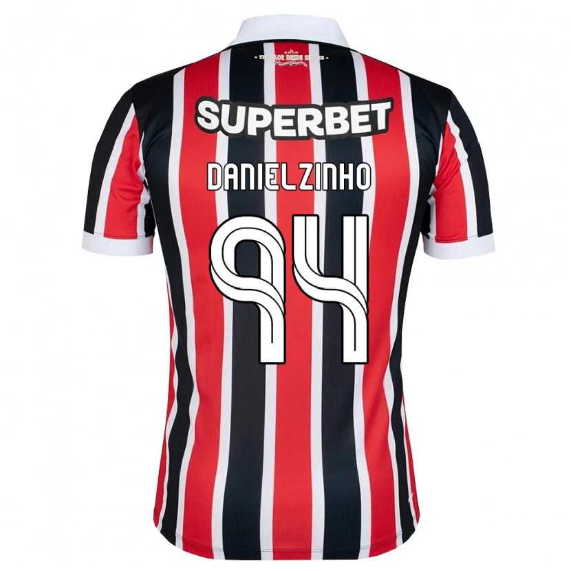 Danxen Herren Danielzinho #94 Rot Weiß Schwarz Auswärtstrikot Trikot 2026/27 T-Shirt Österreich