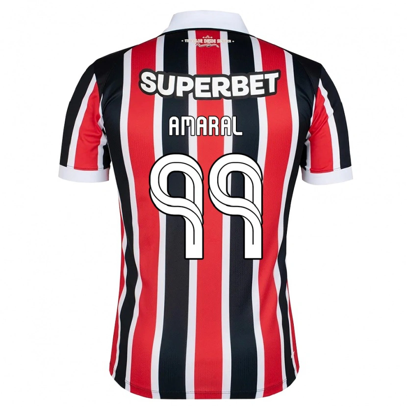 Danxen Herren Vitória Amaral #99 Rot Weiß Schwarz Auswärtstrikot Trikot 2026/27 T-Shirt Österreich