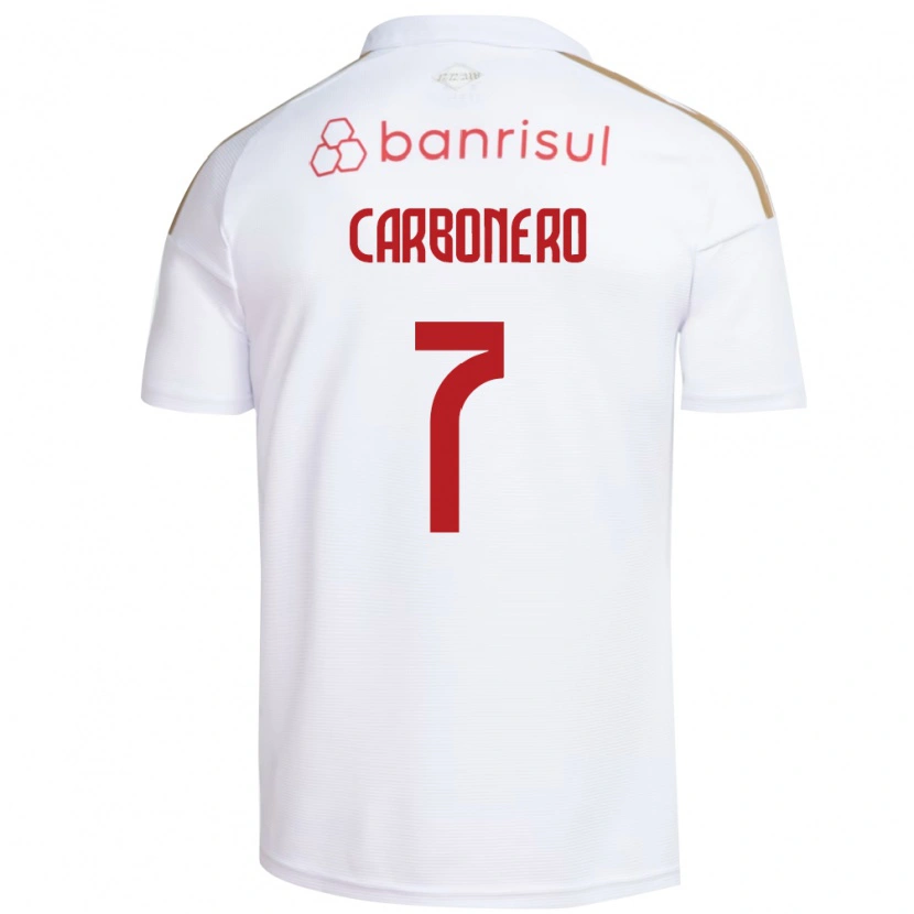 Danxen Herren Johan Carbonero #7 Weiß Rot Auswärtstrikot Trikot 2026/27 T-Shirt Österreich