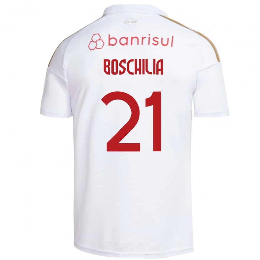 Danxen Herren Gabriel Boschilia #21 Weiß Rot Auswärtstrikot Trikot 2026/27 T-Shirt Österreich