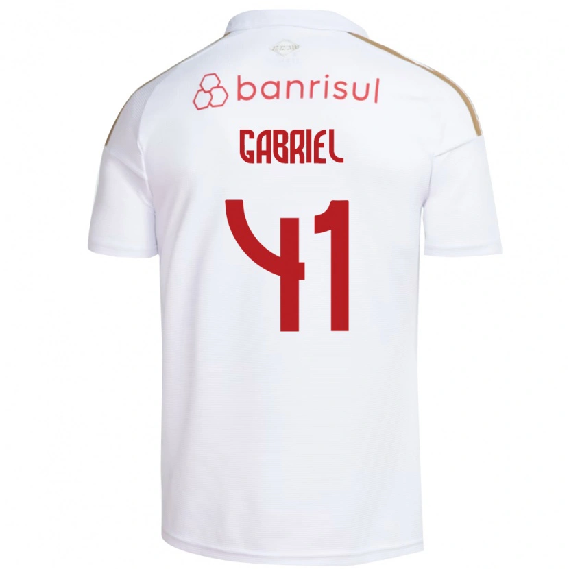 Danxen Herren Victor Gabriel #41 Weiß Rot Auswärtstrikot Trikot 2026/27 T-Shirt Österreich