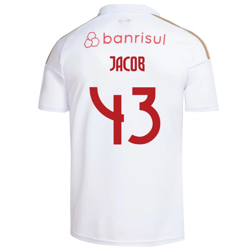 Danxen Herren Bernardo Jacob #43 Weiß Rot Auswärtstrikot Trikot 2026/27 T-Shirt Österreich