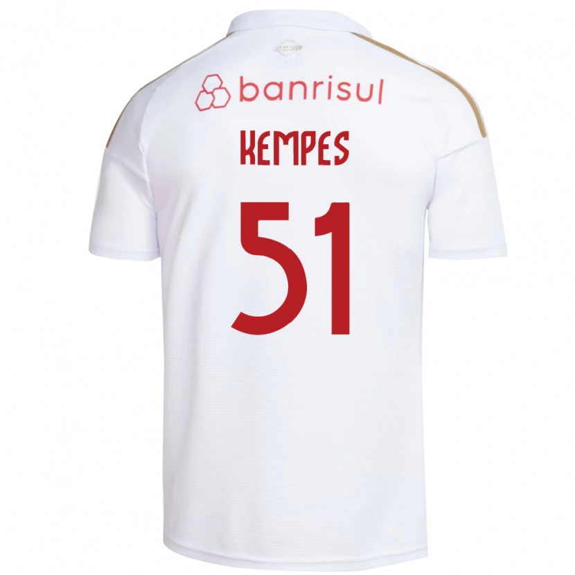 Danxen Herren João Gabriel Kempes Gonçalves #51 Weiß Rot Auswärtstrikot Trikot 2026/27 T-Shirt Österreich