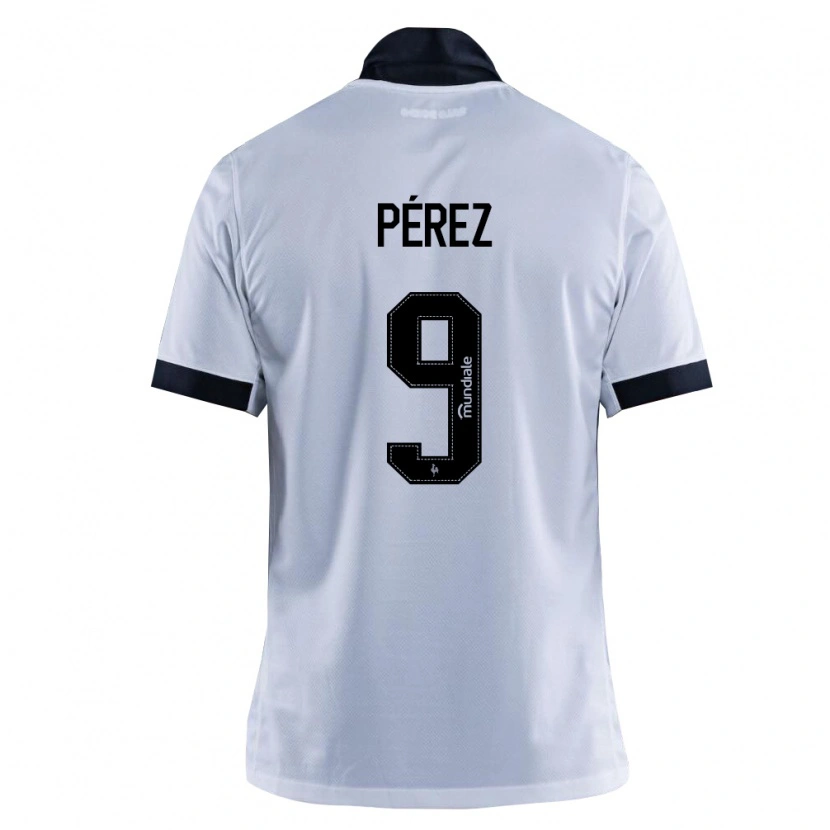 Danxen Herren Diego Pérez #9 Schwarz Weiß Auswärtstrikot Trikot 2026/27 T-Shirt Österreich