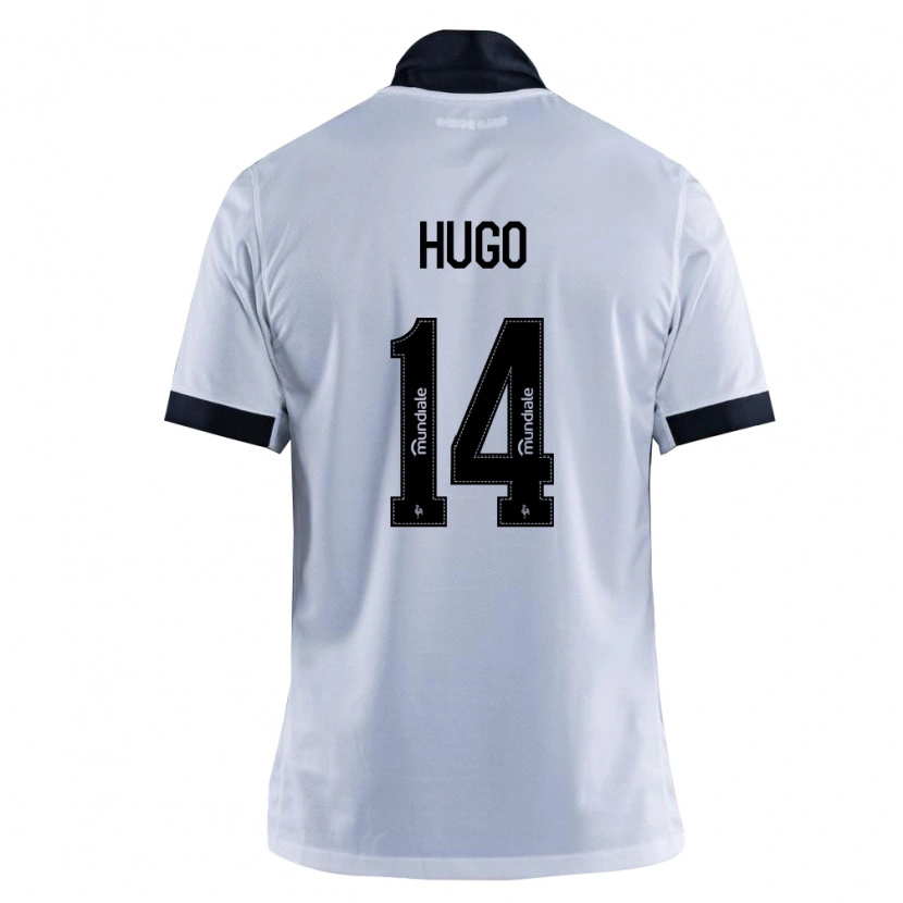 Danxen Herren Vitor Hugo #14 Schwarz Weiß Auswärtstrikot Trikot 2026/27 T-Shirt Österreich